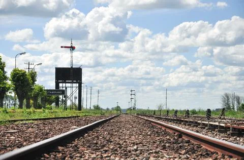 Train tracks Stock Photos