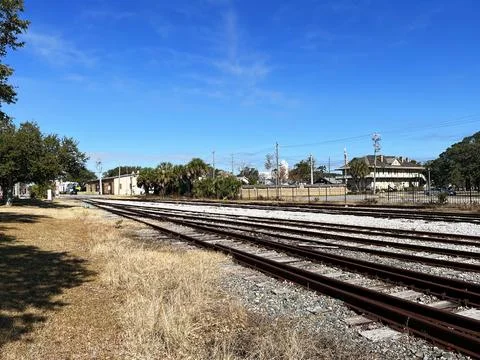Train Tracks Stock Photos