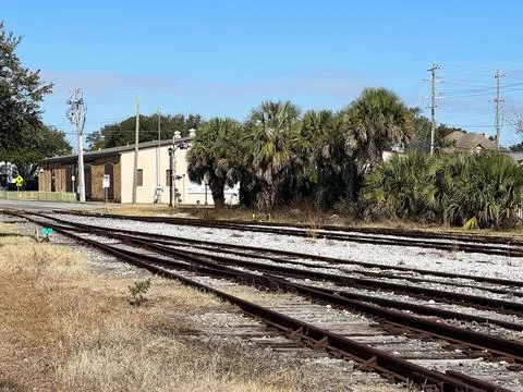 Train Tracks Stock Photos