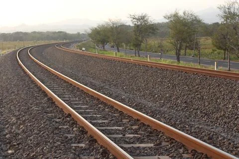 Train tracks Stock Photos