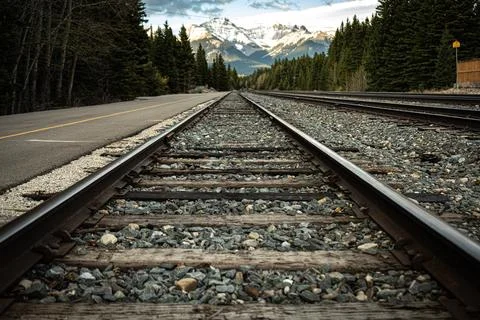 Train tracks Stock Photos