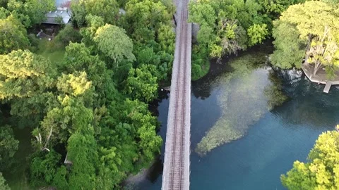 Train Tracks in San Marcos Video stock 249941721