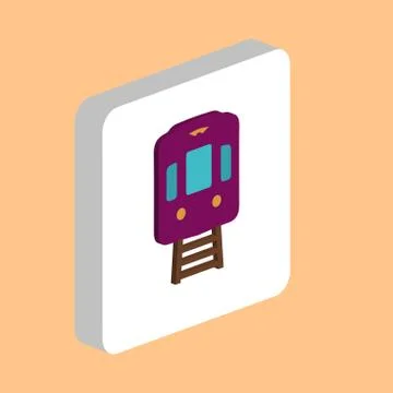 Train, Tram computer symbol Illustrazione stock