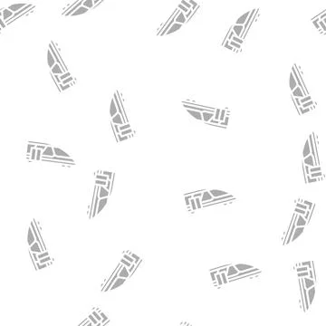 Train transport glyph vector seamless pattern Illustrazione stock