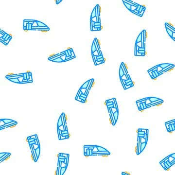 Train transport vector seamless pattern Stockillustratie