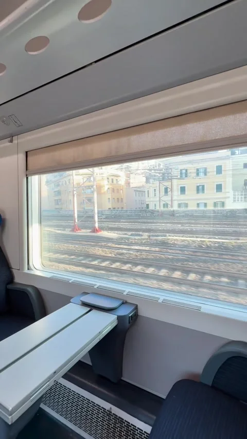 Train travel in Italy Stock Footage 334339066