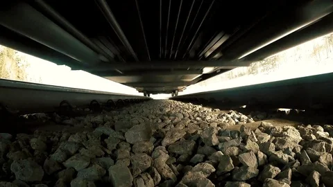 Train traveling Stock Footage 87233339