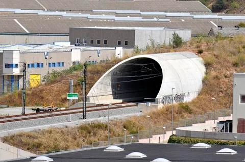 Train tunnel 写真素材