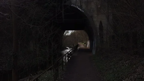 Train underpass 스톡 동영상 112982947