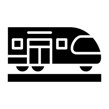 Train Vector Icon Design Illustration Stock Illustration
