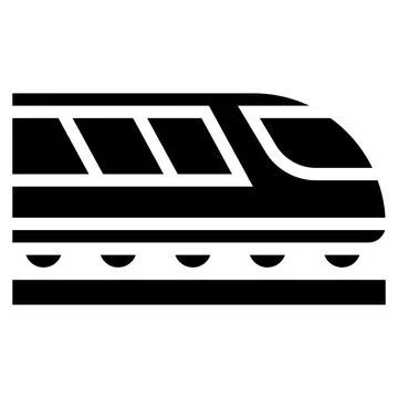Train Vector Icon Design Illustration Stock Illustration