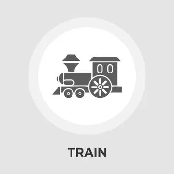 Train vector Icon 스톡 일러스트