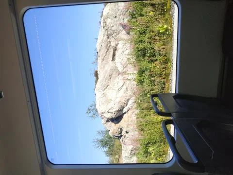 Train view Foto stock