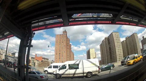 TRAIN VIEW-STREET Stock Footage 35318346