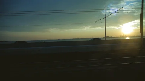 Train view Venice Stock Footage 92144175