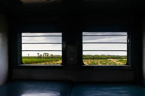 Train View from Window Stock Photos