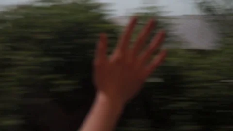 Train view from the window at the sea Stock Footage 101833186