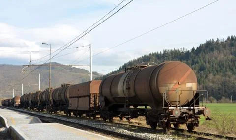 Train wagons Stock Photos