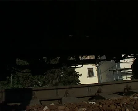 Train weels. Crimea. Summer.  Stock Footage 10901044