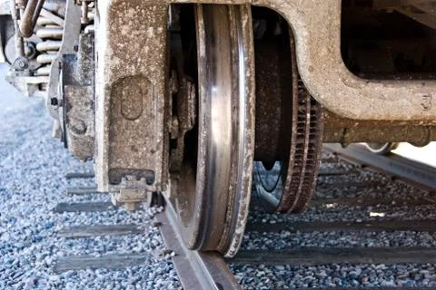Train wheel Stock Photos