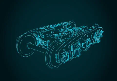 Train wheelbase illustration 스톡 일러스트