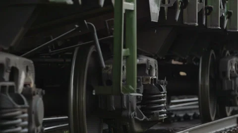 Train Wheels Stock Footage 33327142