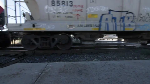 Train Wheels 스톡 동영상 34072804