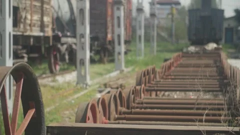 Train Wheels Video stock 262461010