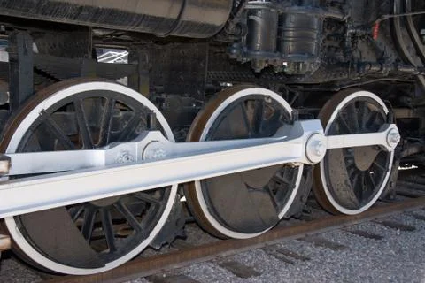 Train wheels Stock Photos