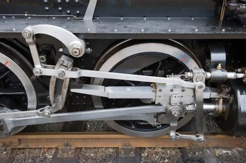 Train wheels Stock Photos