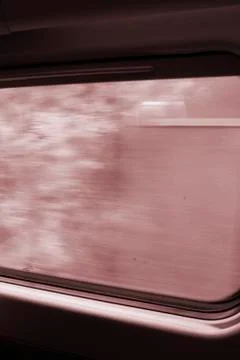 Train window countryside Stock Photos