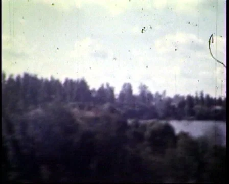 From the train window Stock Footage 956795