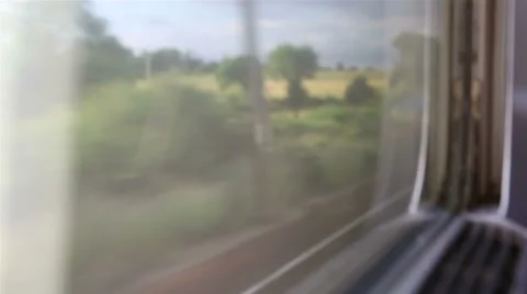 Train window Stock Footage 34712916