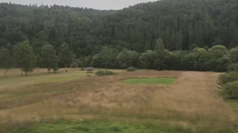 From The Train Window Stock Footage 56568408