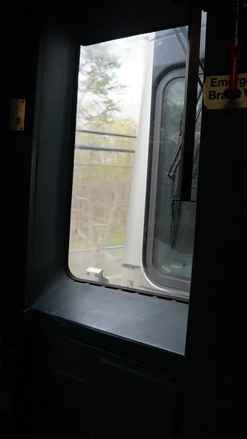 Train window Stock Footage 240353256