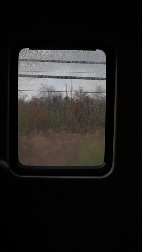 A train window Stock Footage 240353280