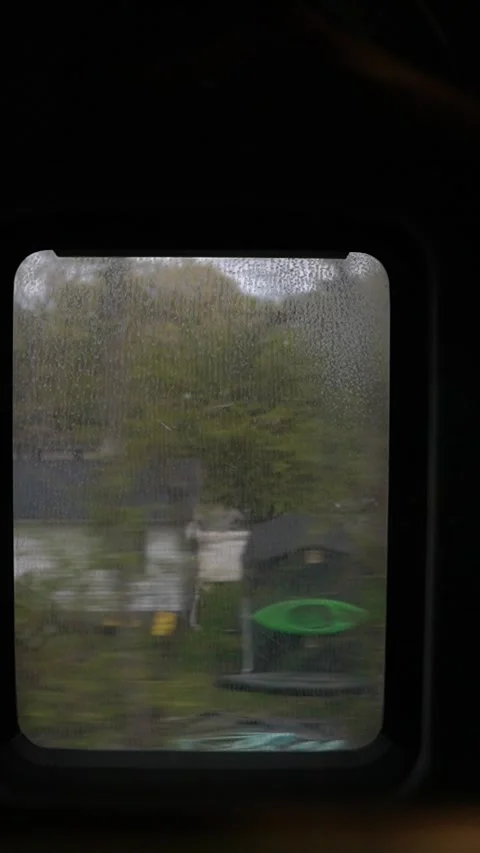 A train window Stock Footage 240353297