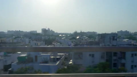 Train Window Perspective Stock Footage 220123178