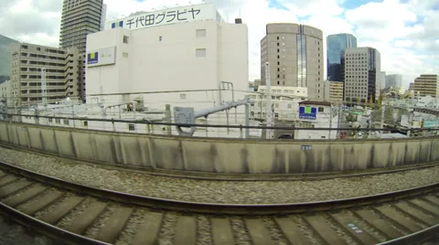 Train Window View Stock Footage 33912601