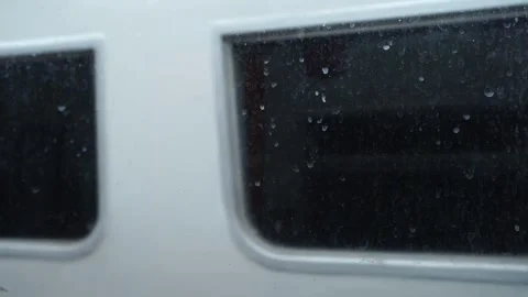 Train Window View Moving Stock Footage 327577731