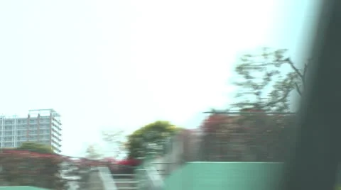 Train window,Shinkansen1 Stock Footage 23233295