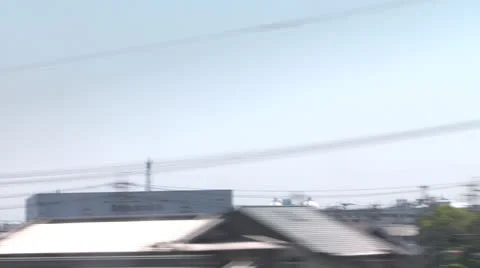 Train window,Shinkansen3 Stock Footage 23232606