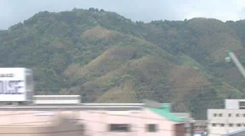 Train window,Shinkansen7 Stock Footage 23233643