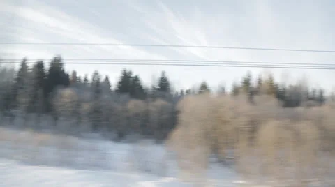 Train winter background sound Stock Footage 22802951