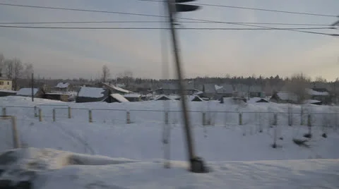 Train winter background sound Stock Footage 22805079