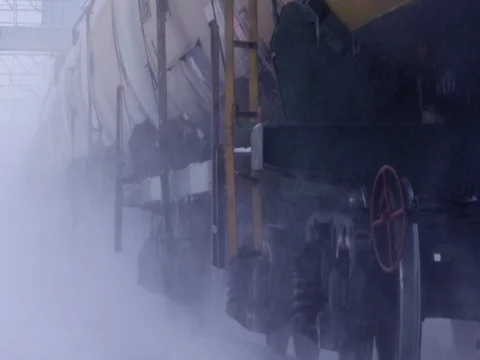 Train winter snowstorm 16 Stockbeeldmateriaal 70982057