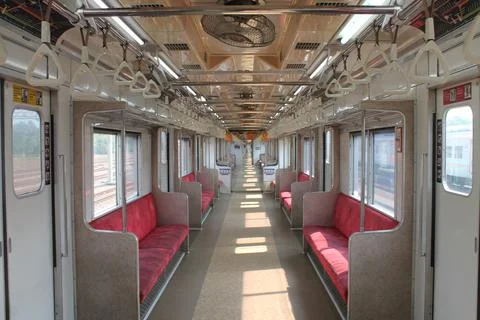 Train Without Passengers Stock Photos