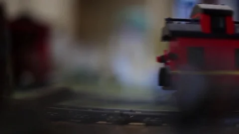 Train Yard Miniature 스톡 동영상 76317289
