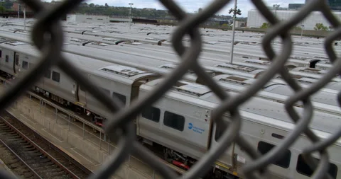 Train Yard NYC 5.9.20 BMCC Pocket 4K Stock Footage 130543066