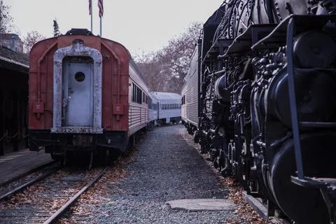 Train Yard Foto stock